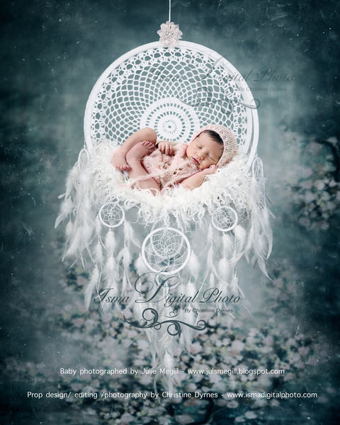 Dreamcatcher - Digital backdrop /background - psd with layers
