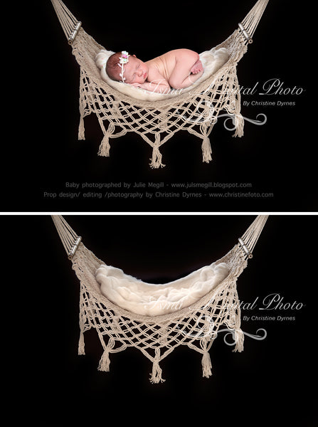 Hammock With Black Background - Beautiful Digital background Newborn Photography Prop download