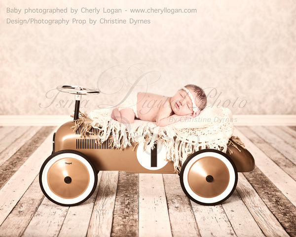 Toy Car Boy  - Beautiful Digital Backdrop Newborn Photography Props Download, Two files included