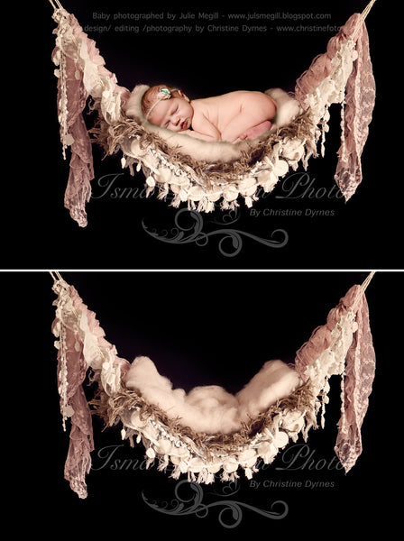 Wood hammock 3 - Beautiful Digital background Newborn Photography Prop download