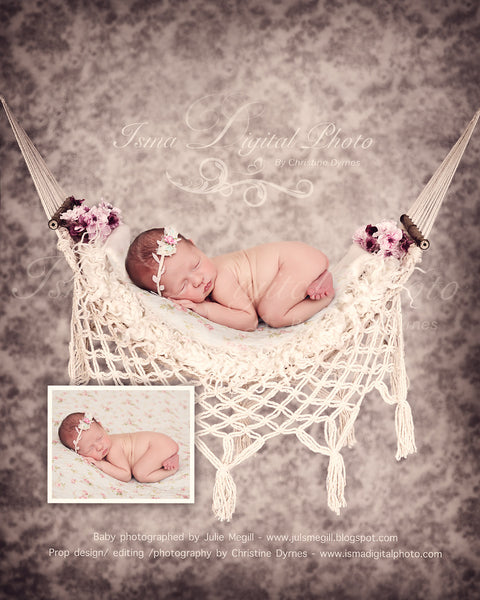Hammock With Texture Background - Beautiful Digital background Newborn Photography Prop download