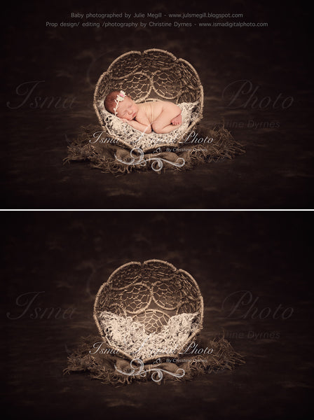 Package deal Twine Circles Bowl With Dark Background  1, 2 og 3 - Beautiful Digital backdrop Newborn Prop download