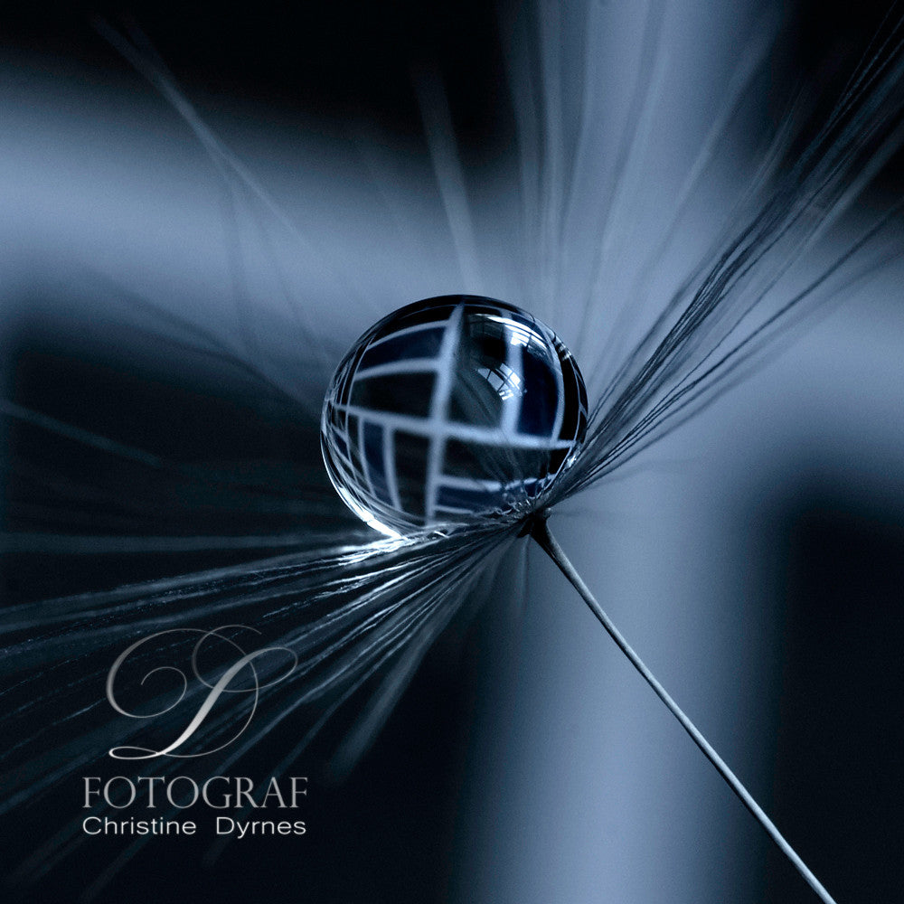 Artistic water drop - Blue Drop - Limited edition of  10 copies