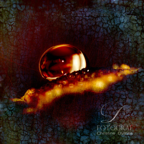 Artistic water drop - Can't sleep - Limited edition of  10 copies
